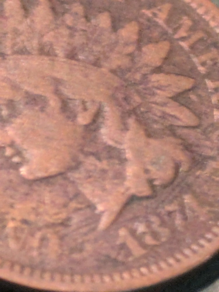 1874 Indian Head Cent Good Condition Coin