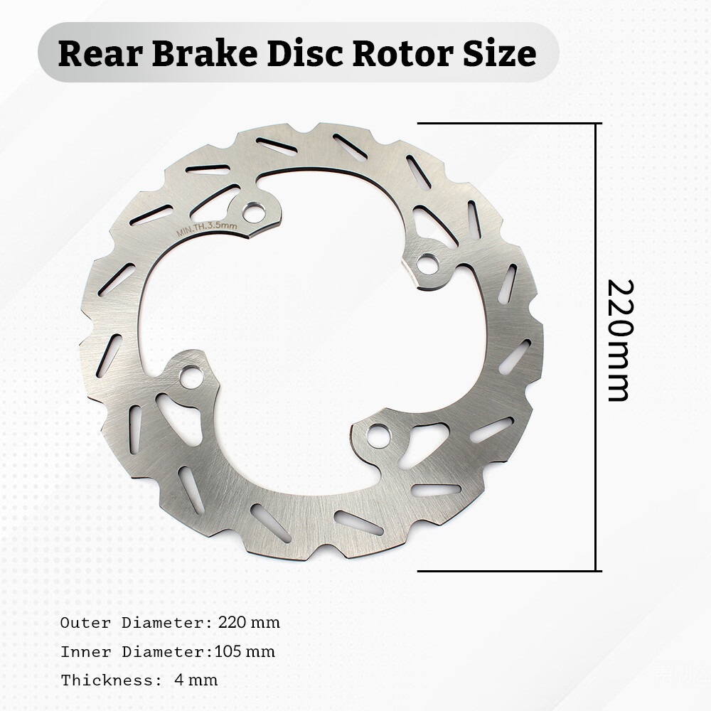 Rear Brake Disc Rotor for Honda TRX400EX Sportrax 400 TRX400X 99+ 43251-HN1-003