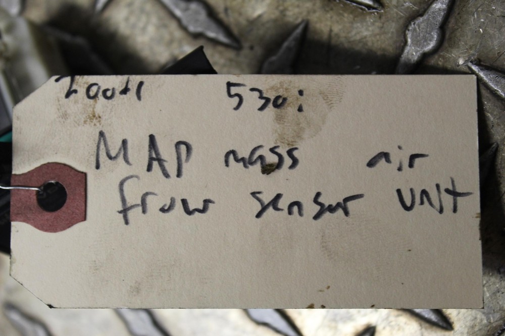 2004 BMW 530i ENGINE MAP MANIFOLD ABSOLUTE PRESSURE MASS AIR FLOW SENSOR UNIT