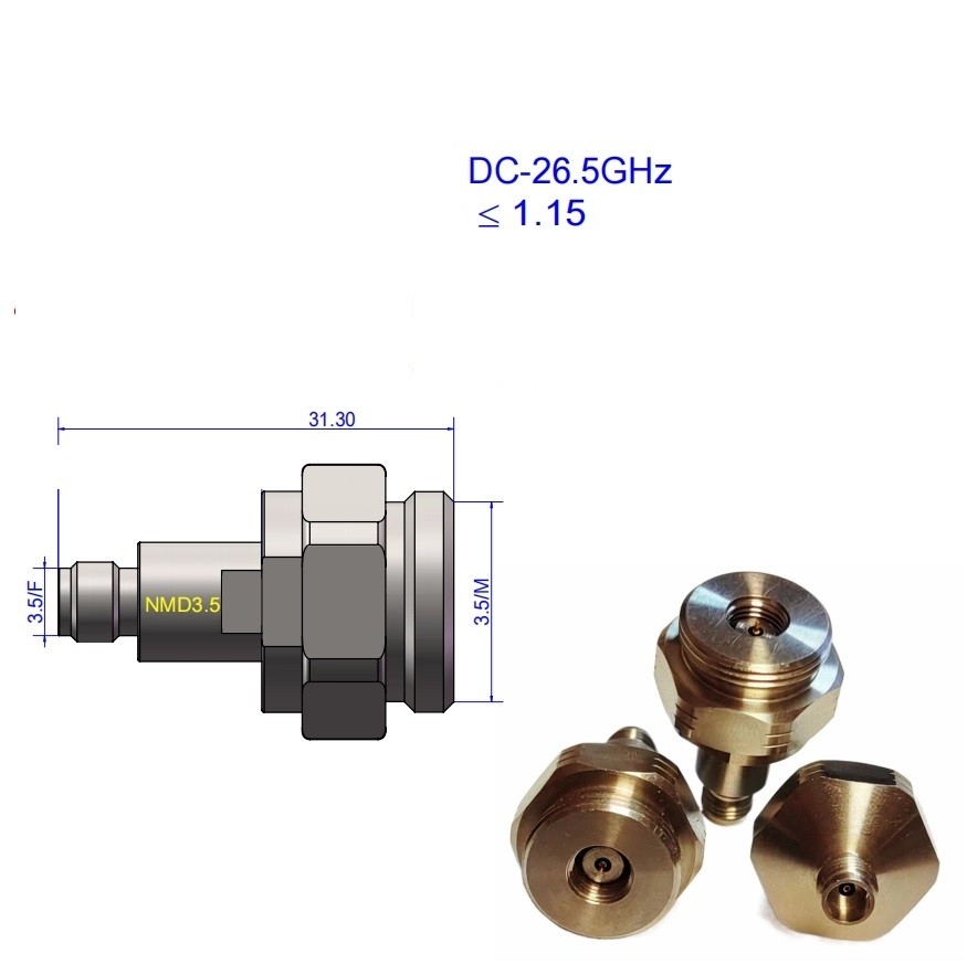 NMD2.92mm / F VNA Test Cable Connector Coupler RF Adapter for Network Analyzer