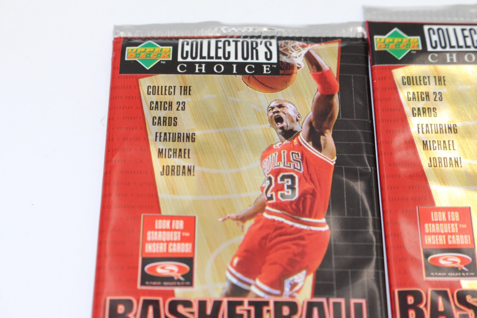 Sealed 1997-98 Collector's Choice Basketball Pack Upper Deck 97-98 NBA x2 Packs