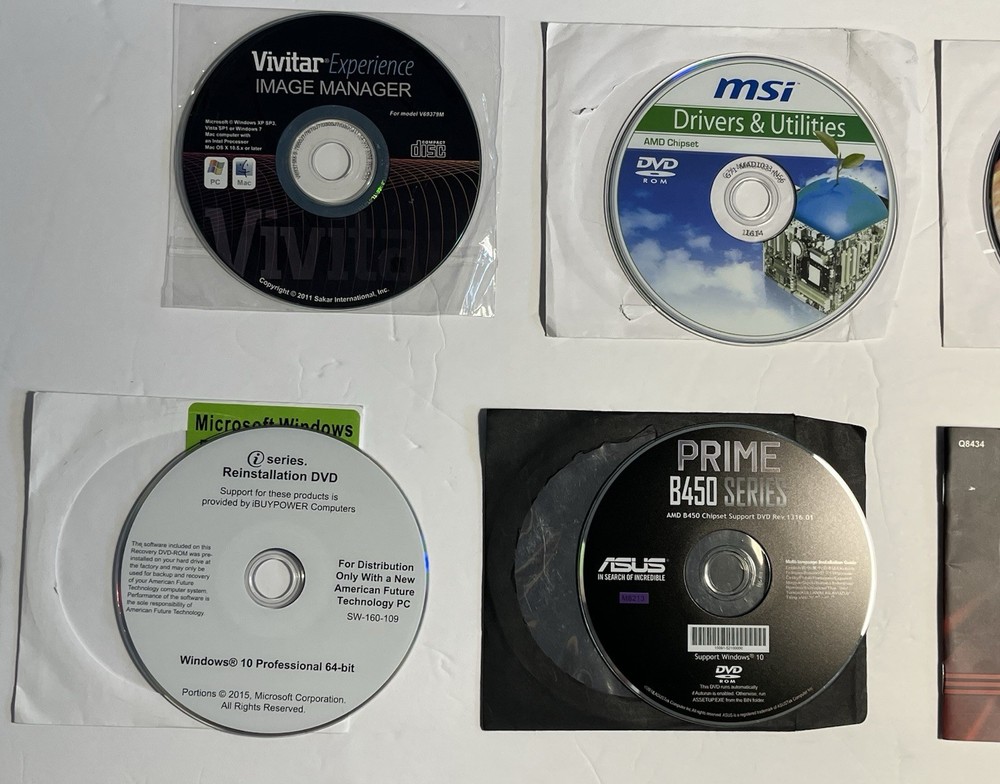 Assorted/VTG Pc Programmer Software Cd/DVD Lot for Mac Windows Gaming Computer
