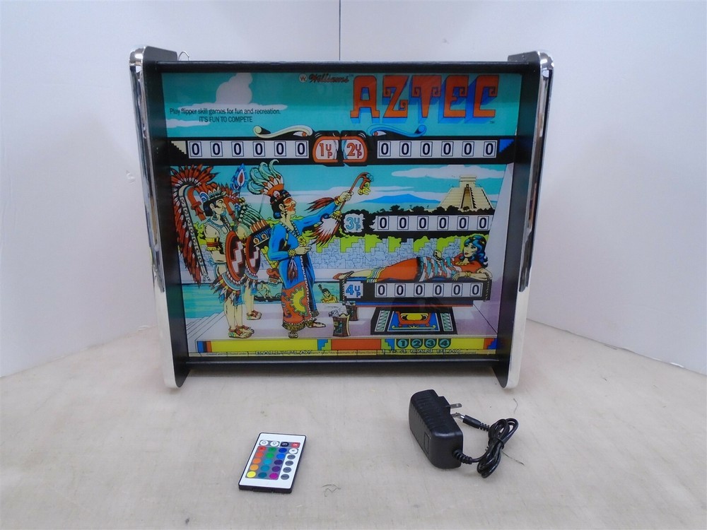 Williams Aztec Pinball Head LED Display light box