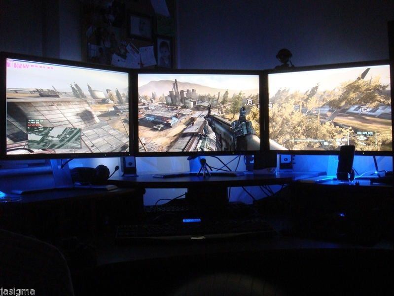 Blue LED strip light for 40" 55" 60" TV ambient 8ft with remote & AC power