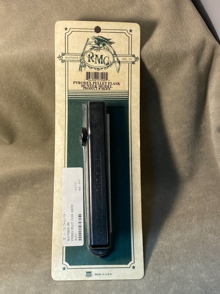 RMC Pyrodex Pellet Flask Hunter Model - #ML074