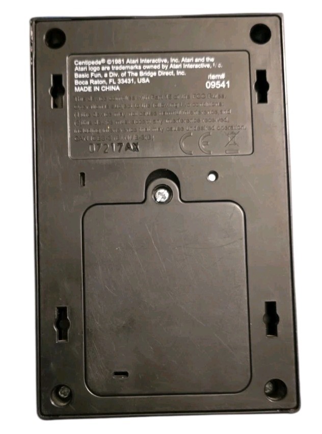 Three Mini Arcade Machines Basic Fun Centipede, Pac-Man Man, Frogger Works