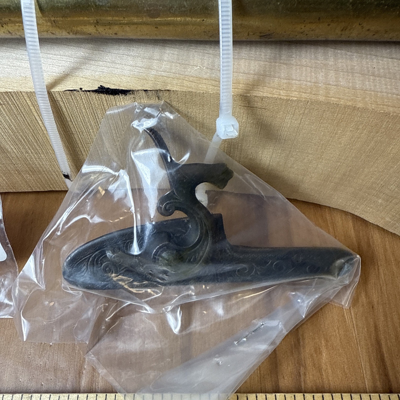 Blunderbuss Pistol Kit Brass And Maple Wood - Read