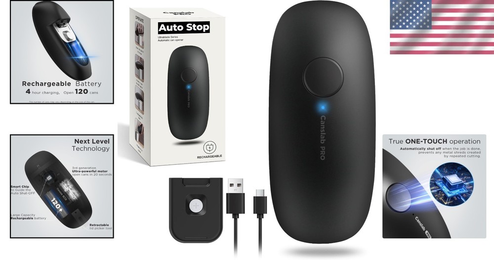 Wall Mounted Small Size Opener - USB Rechargeable