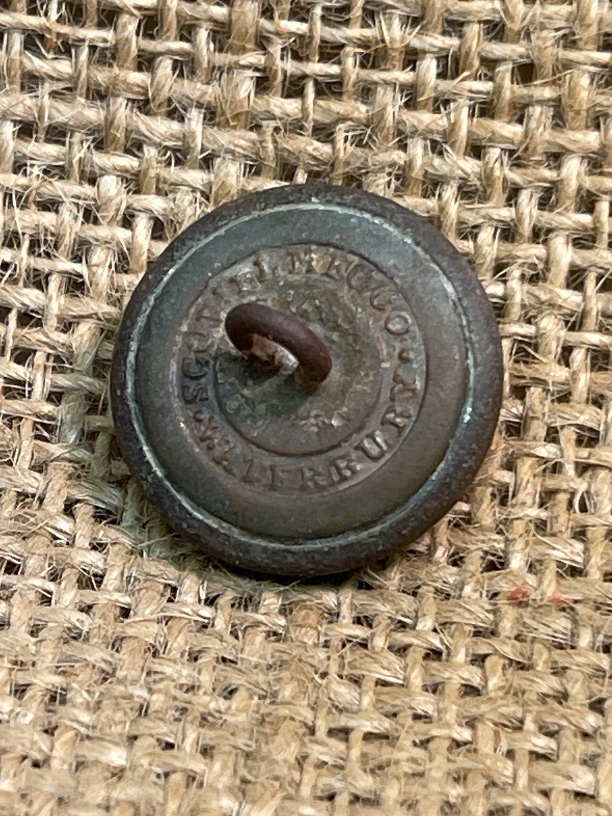 Excellent Dug Civil War Eagle Coat Button Dug At Kennesaw Mtn Georgia Complete