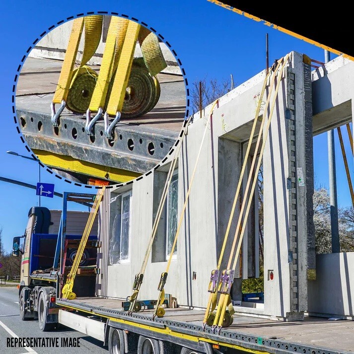 2 pcs - 2" Heavy Duty Double J Wire Hook tie down strap cargo webbing rigging