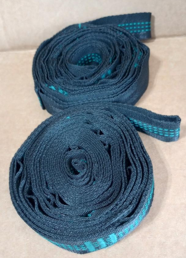 Cascade Mountain Tech 2-Person Travel Double Hammock 440lb Blue & Green FREESHIP