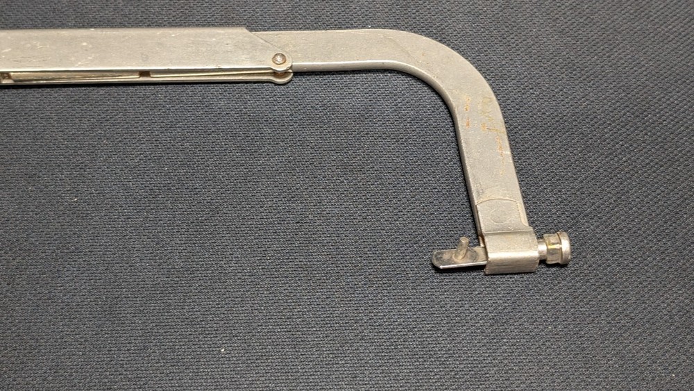 Stanley No. 15-170 Hack Saw Frame w/ Rubber-Type Pistol Grip Adjustable