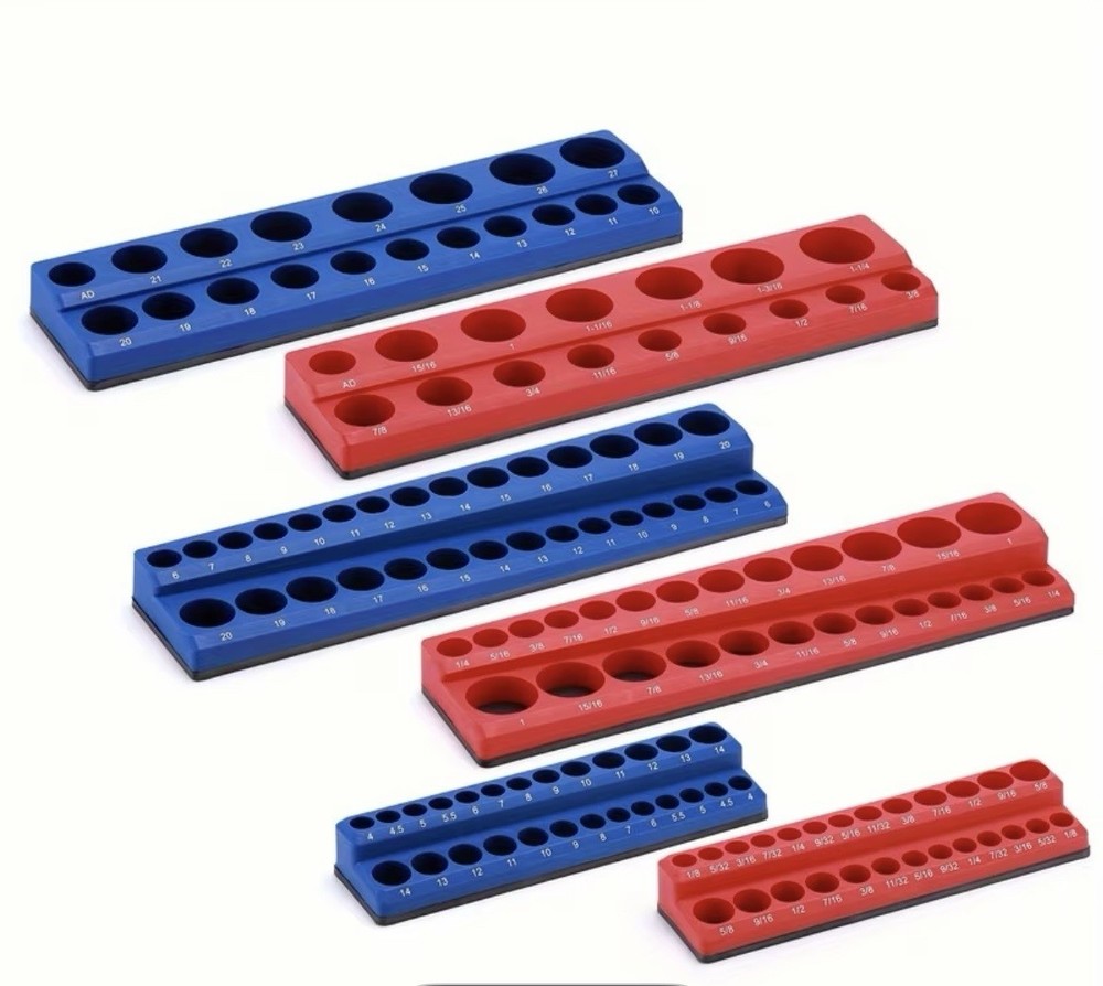 6 Pc Magnetic Socket Holder/organizer Set