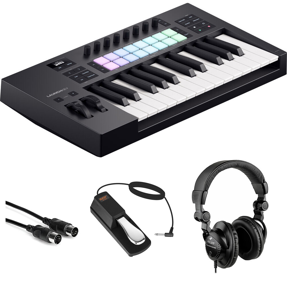 Novation Launchkey 25 MK4 USB MIDI Keyboard Controller (25 Keys) KIT