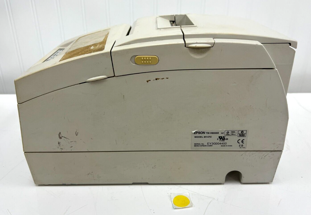 EPSON TMH6000II MULTIFUNCTION PRINTER WITH TRANSSCAN WHITE PRINT WIDTH 3.1
