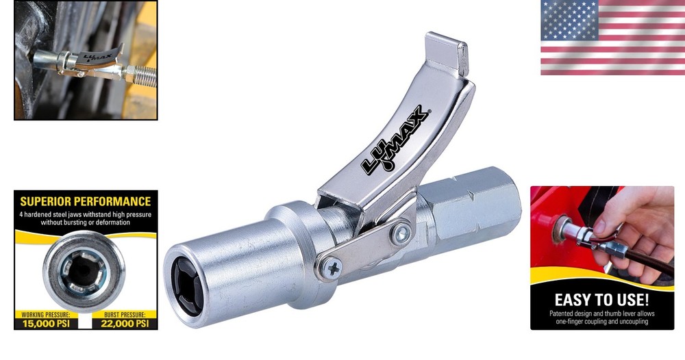 High-Performance LX-1403 Grease Coupler - Leak-Proof & Effortless Release