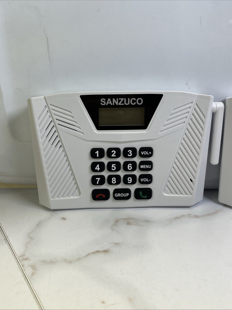 2x Wireless Intercoms – Long Range, Full Duplex Home/Business by SANZUCO
