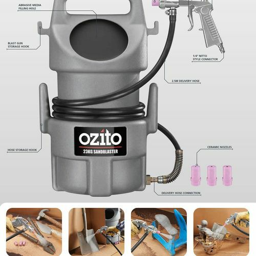 Ozito 23kg Portable Sandblaster