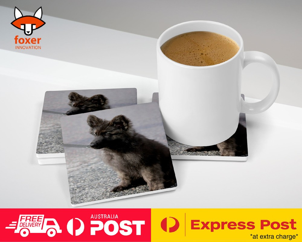 COASTER COFFEE DRINKING MAT|GERMAN SHEPHERD DOG 12