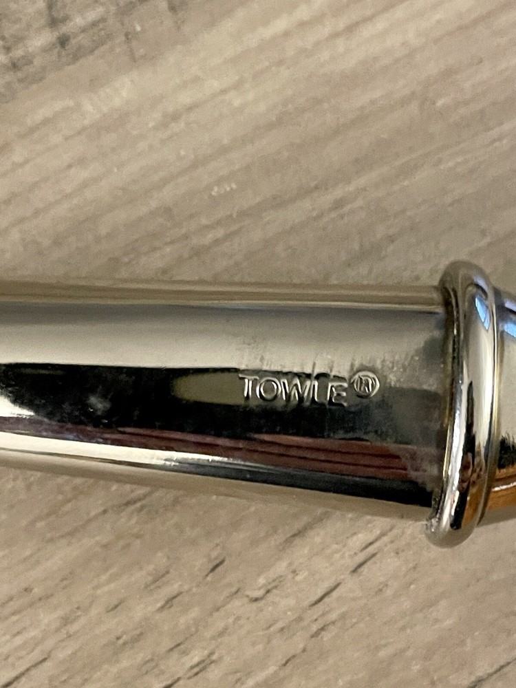 Towle Silver Tone Wedding Cake Server 2pc set