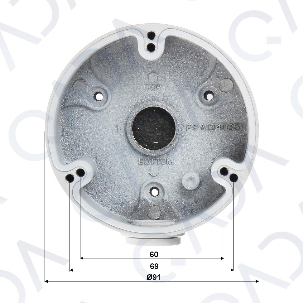 Dahua PFA134 Wall Mounting Junction Box for Select CCTV Security Cameras