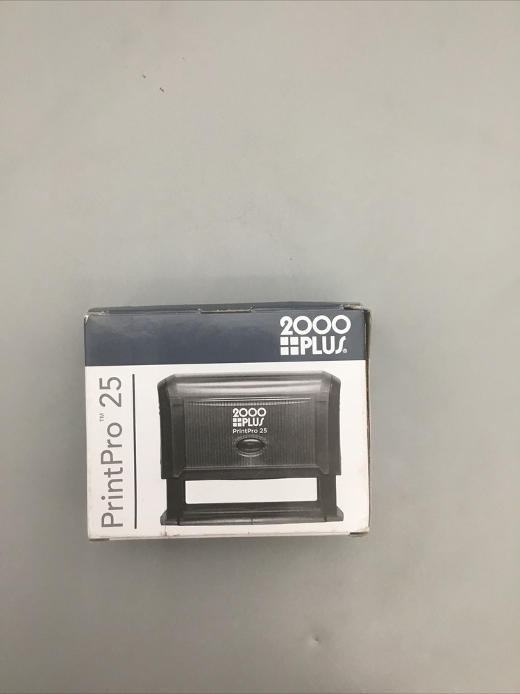 2000 Plus: PrintPro25 Self-Inking Stamp & Impression Size '5/8 x 3" in Box NEW
