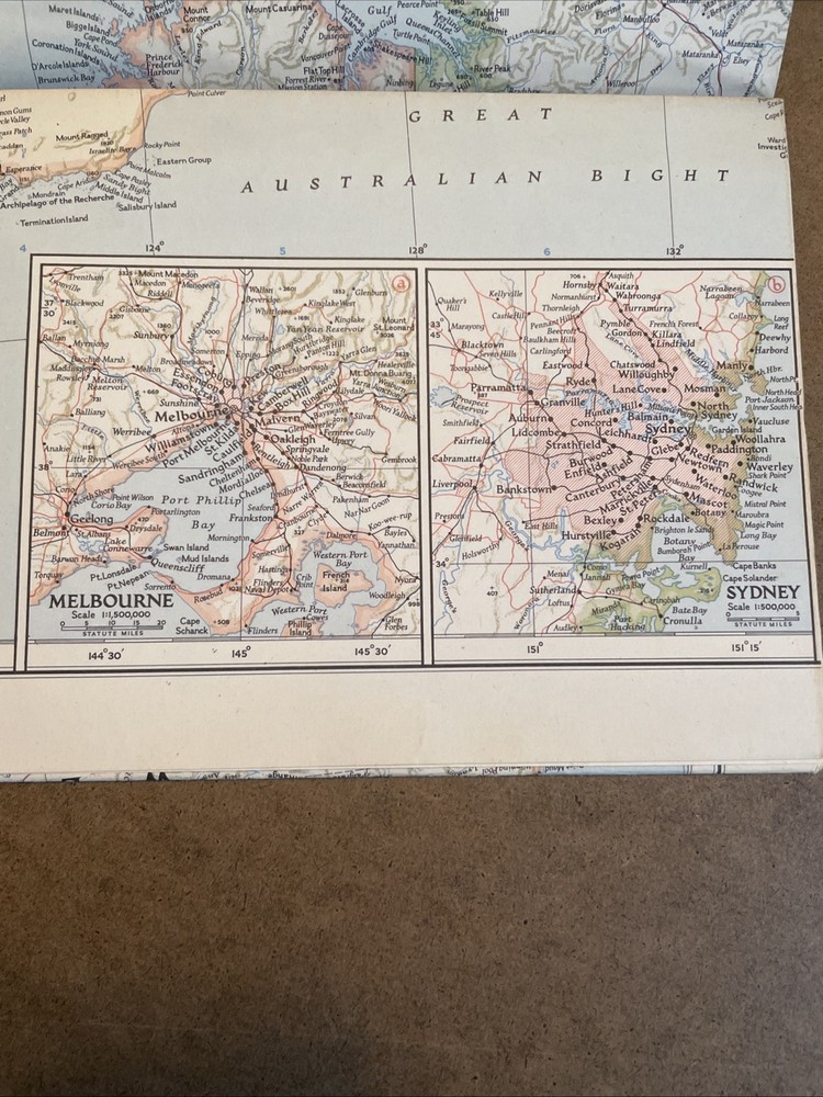 Bundle of 3 Australia Maps 1948-1963