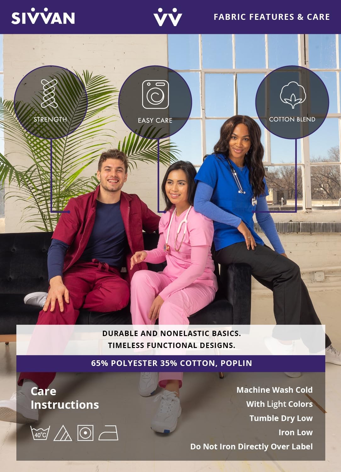 "Sivvan Unisex Cobbler Apron, Adjustable Waist, Durable Kitchen Workwear"