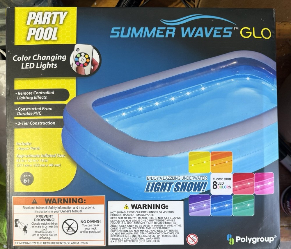 Polygroup Summer Waves GLO Party Pool