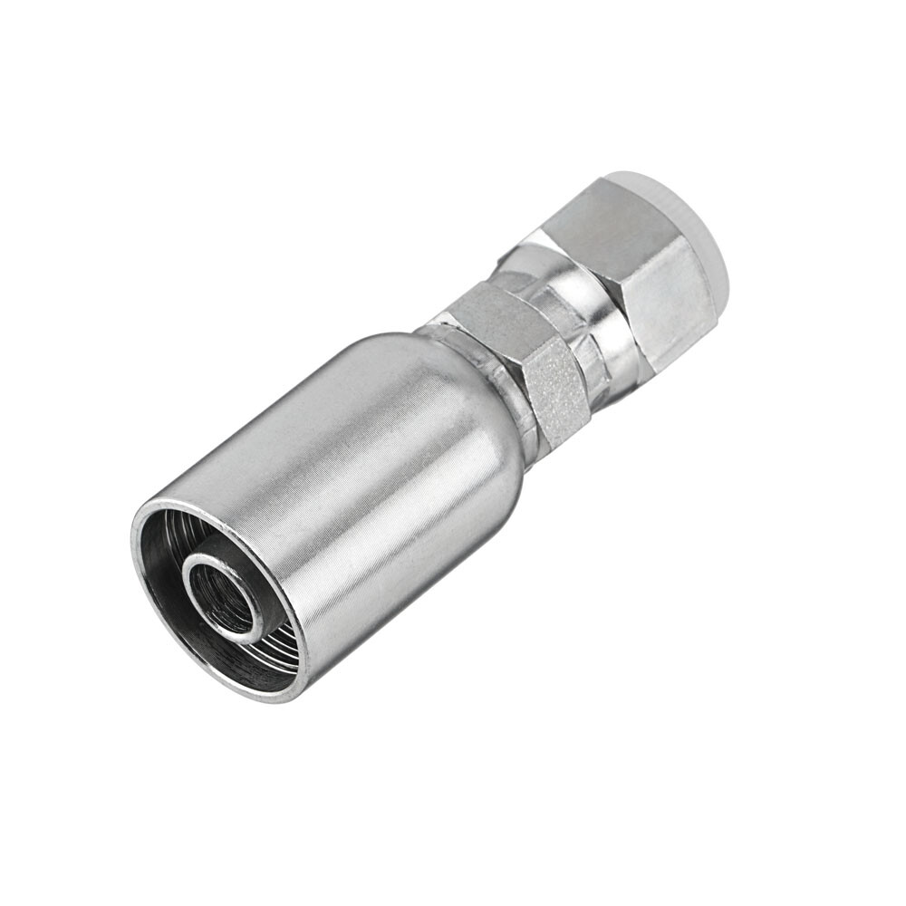 12 Pack 1/2" Hose x 1/2" JIC 37° Female Hydraulic Hose End Swivel Crimp Fitting