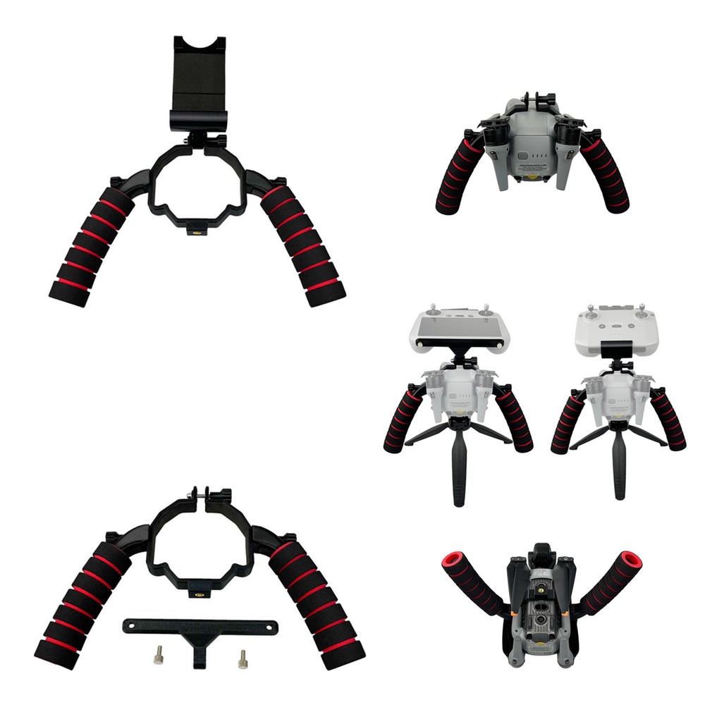 Dual Handle Handheld Conversion Bracket Stabilizer for DJI Air 3 RC-N2/ RC2