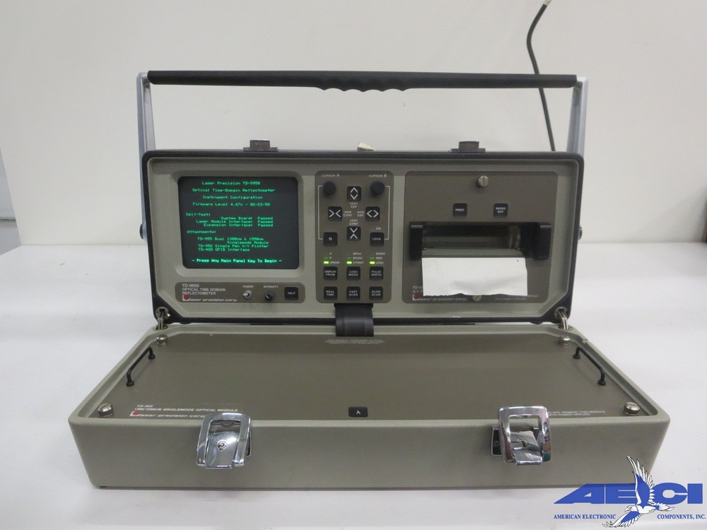 LASER PRECISION CORP TD9950 OPTICAL TIME DOMAIN REFLECTOMETER W/X-Y PLOTTER-6