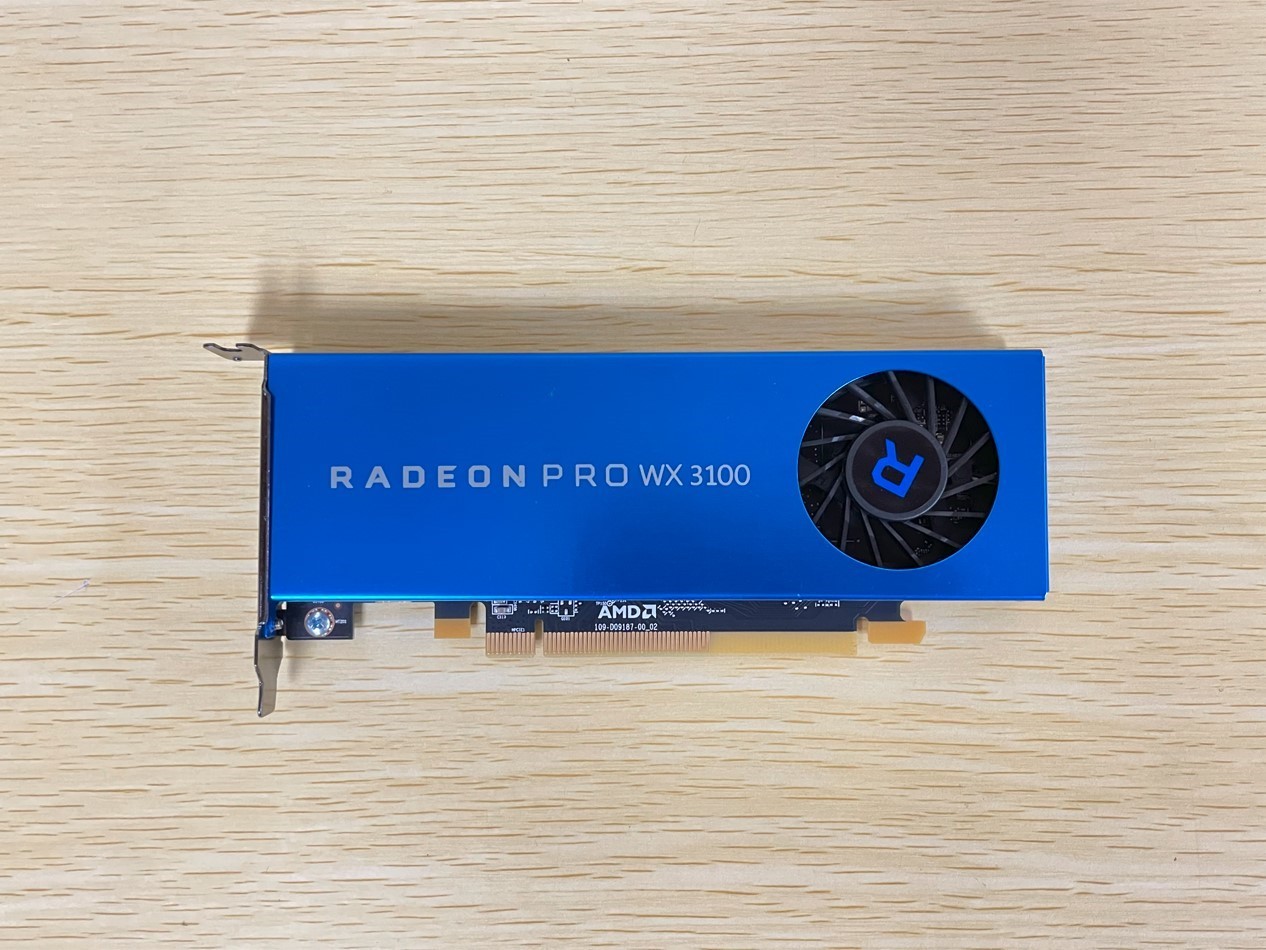 AMD Radeon Pro WX3100 4GB PCI-E Dual M.D.Port/D.Port Video Card Half Height