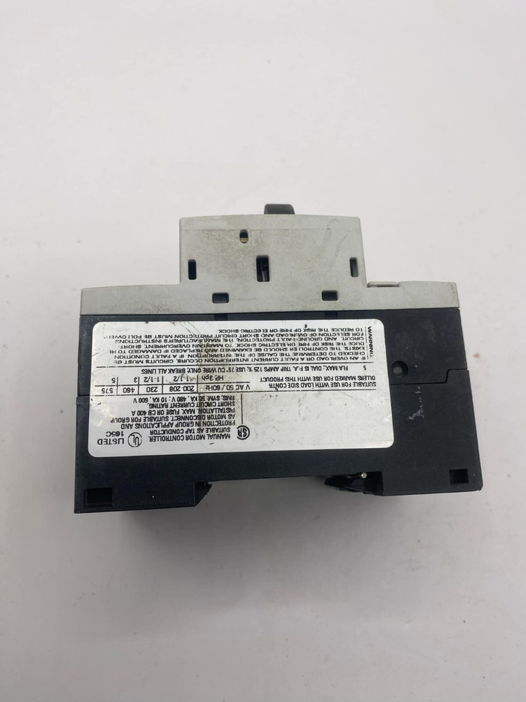 Siemens sirius 3RV1011-FA10 Manual Combination Starter motor controller