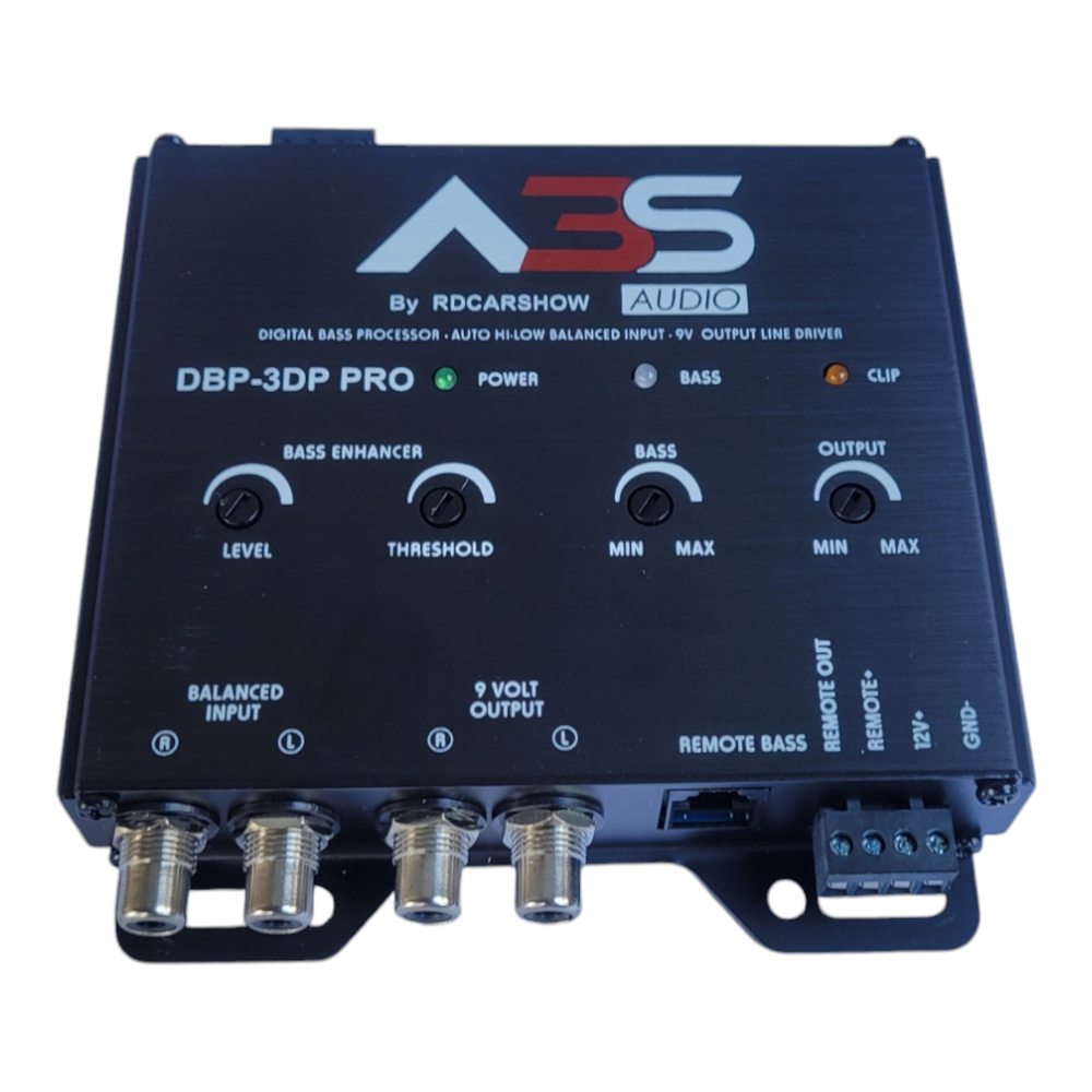 A3S AUDIO DBP-3DP PRO Digital Bass Restoration Processor-9v Output Line Driver