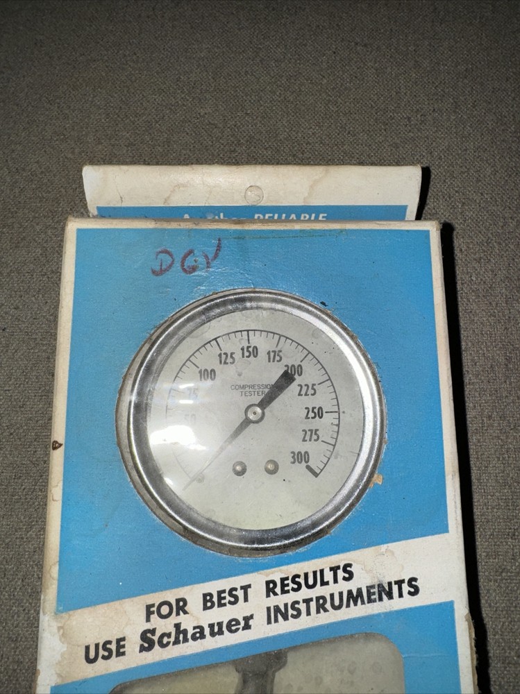 Vintage Schauer Compression Tester Model A8020