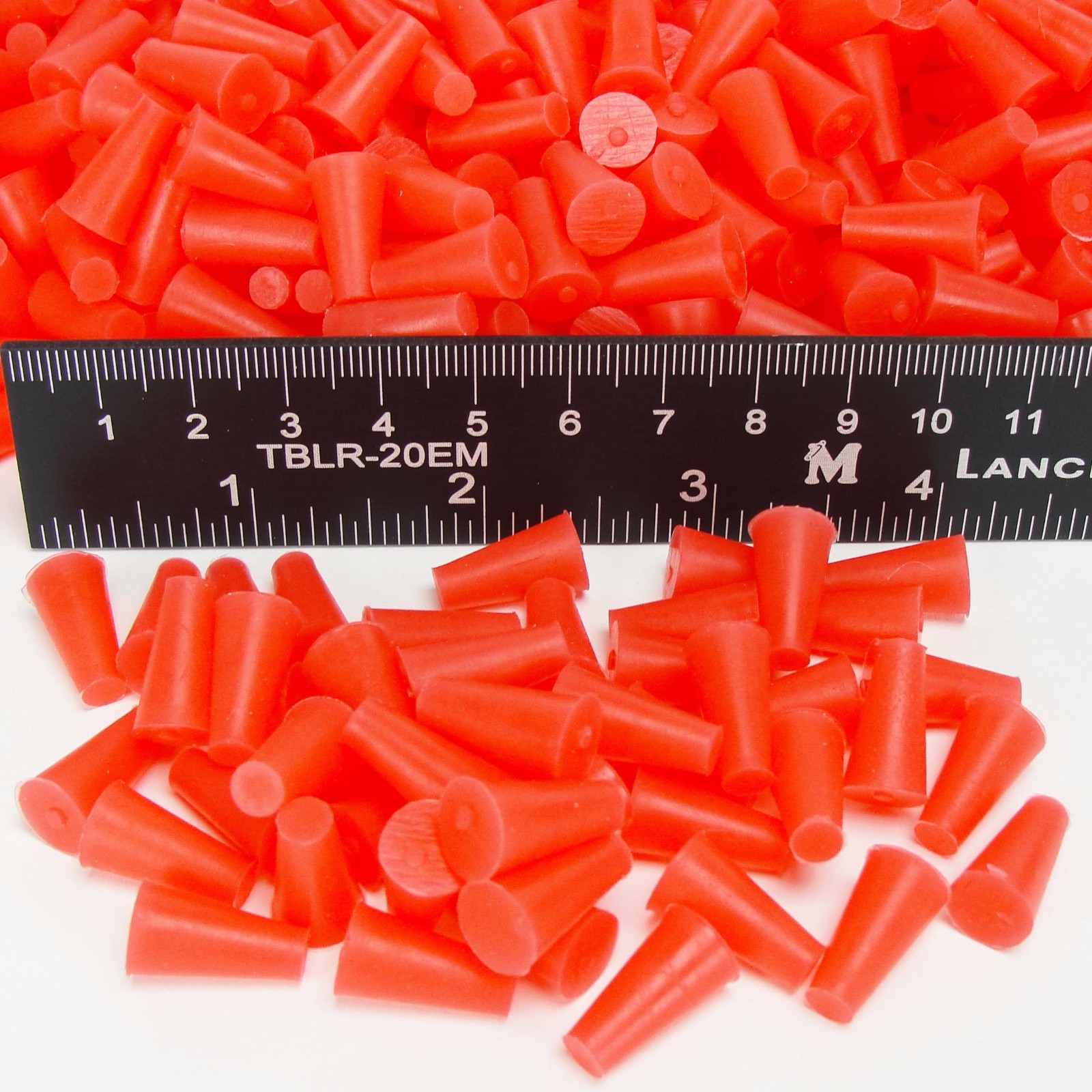 High Temp Masking Supply .187" x .343" STP103 Silicone Rubber Plugs - 50 Pack