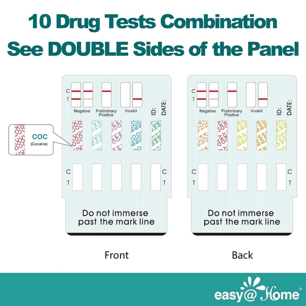 Easy@Home 5 Multi-Drug Screen Test