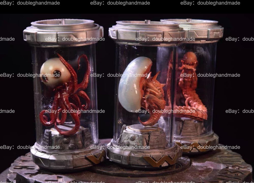 Alien Earth Set Specimen Model Display, Resin Material, Custom Made