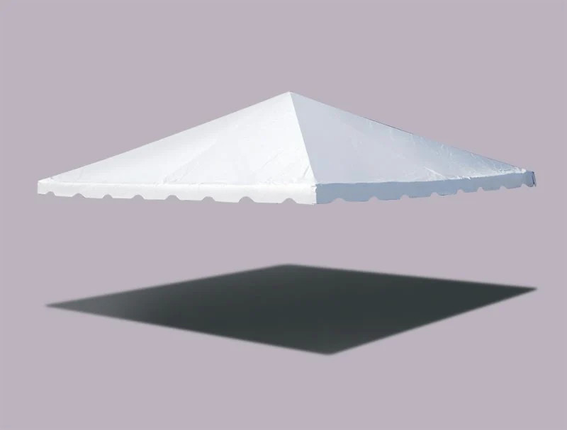 West Coast Frame Tent Top 20x20 PVC Replacement Canopy Used