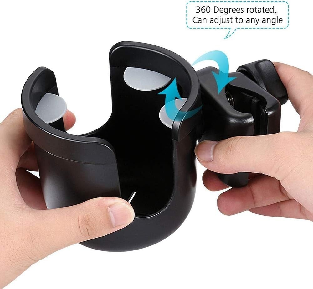 Multi-Functional Walker & Wheelchair Cup Holder with Phone Hook - Durable Design