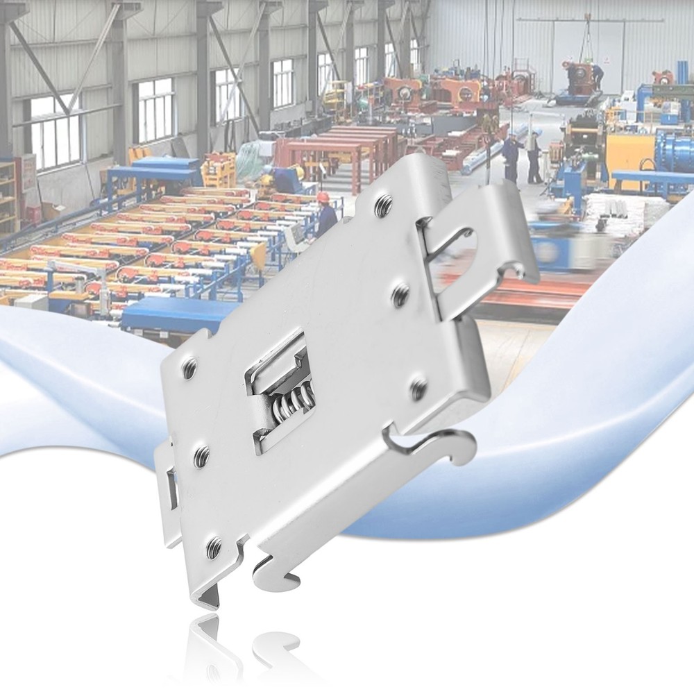 DIN 35mm Solid State Relay Mounting Bracket Fixed Power Switch Guide Rail Buckle