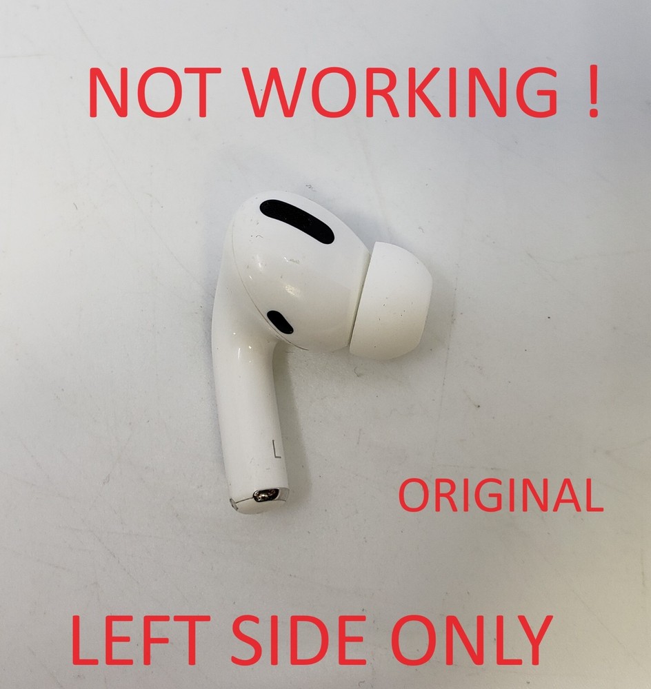 Original Apple AirPods Pro - Left Side ONLY A2084 NOT WORKING !! For Repair ONLY