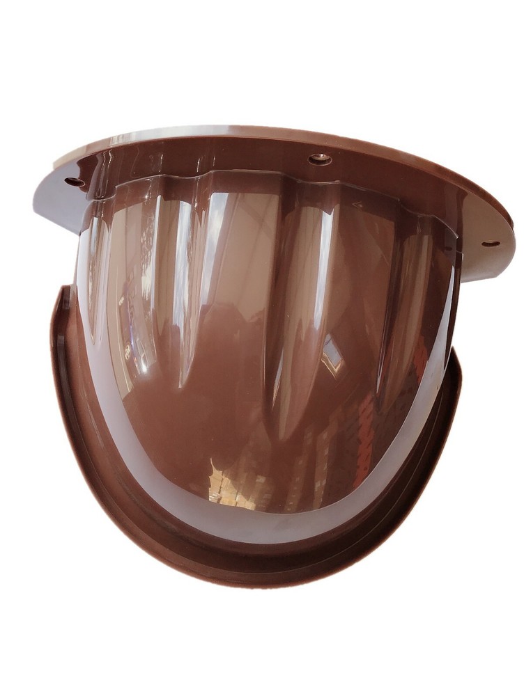 Sunshade Rainshade Protector Cover Shield for Outdoor Security Camera-COFFEE