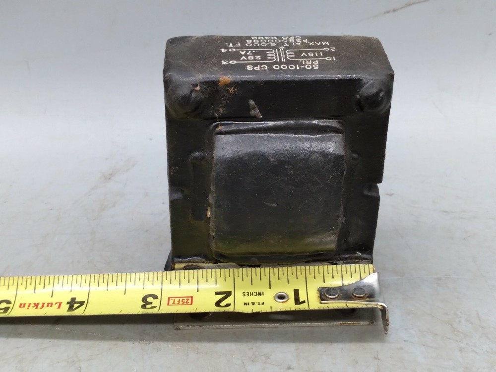PLATE TRANSFORMER 115V - 28V - .7A