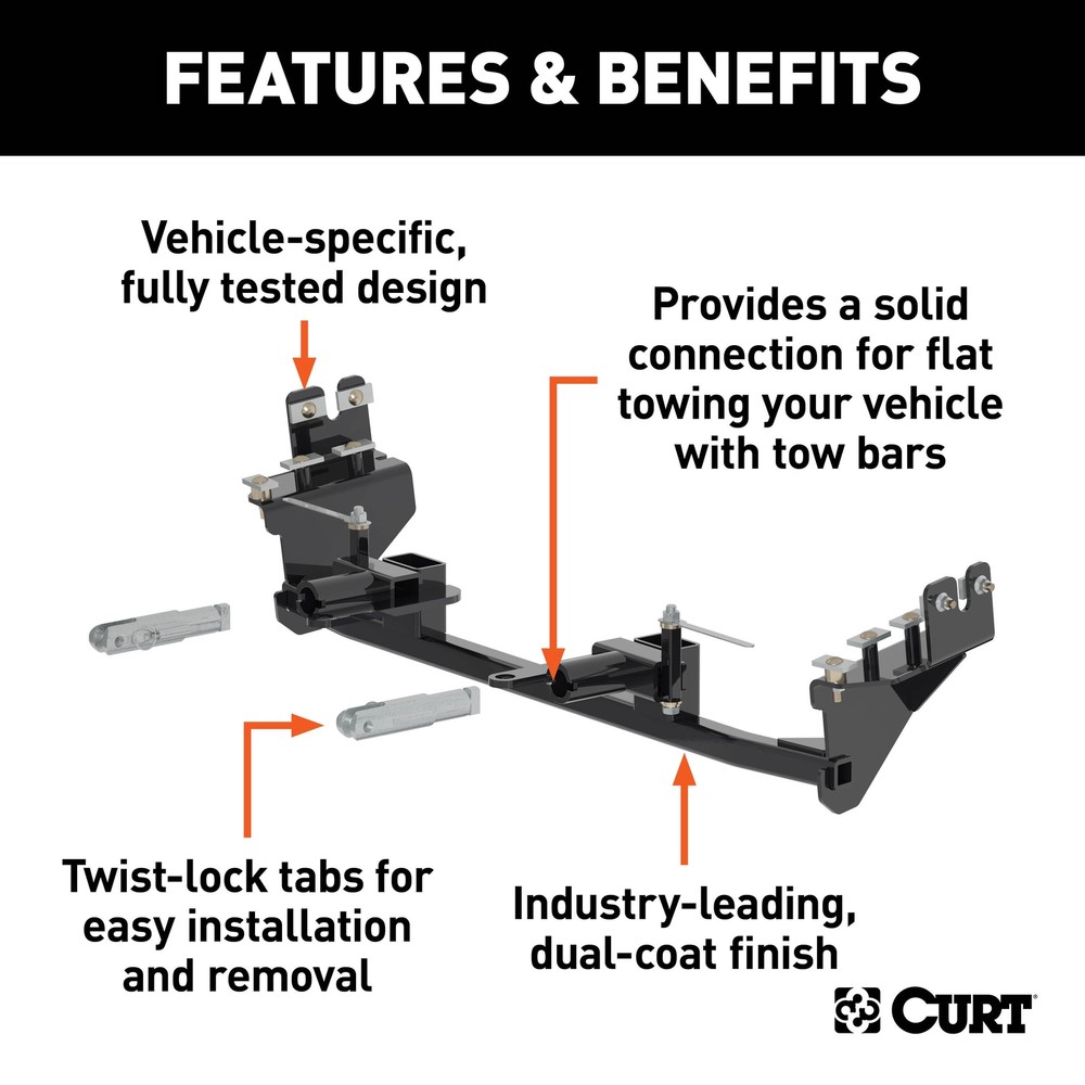 CURT 2013-2019 Ford Flex All Custom Tow Bar Base Plate