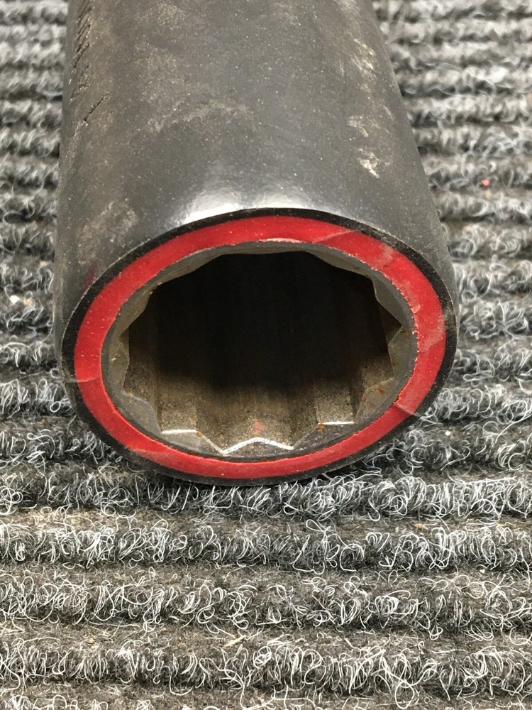 CEMENTEX 1" 1000V Insulated Deep Socket, 1/2" Drive,12-pt