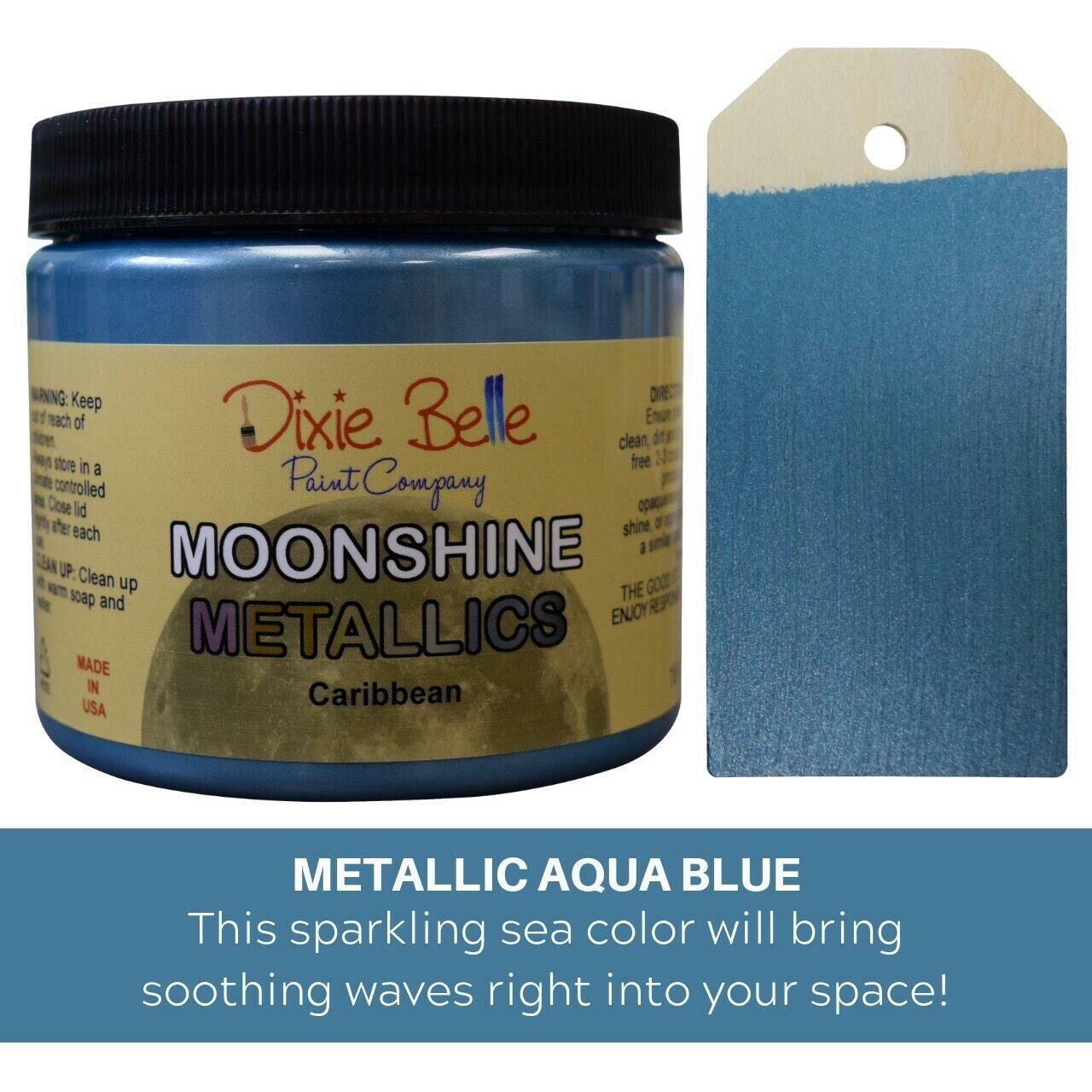 Dixie Belle Moonshine Metallic Paint 4 oz 16 oz FREE shipping over $35