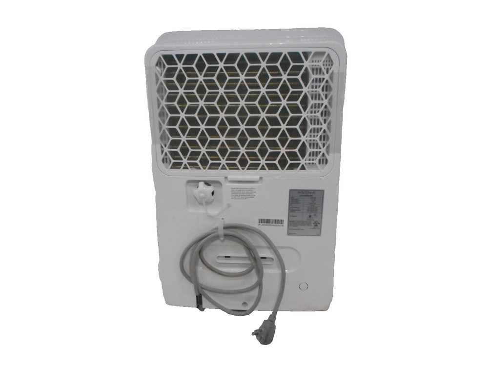 Insignia- 35-Pint Dehumidifier - White
