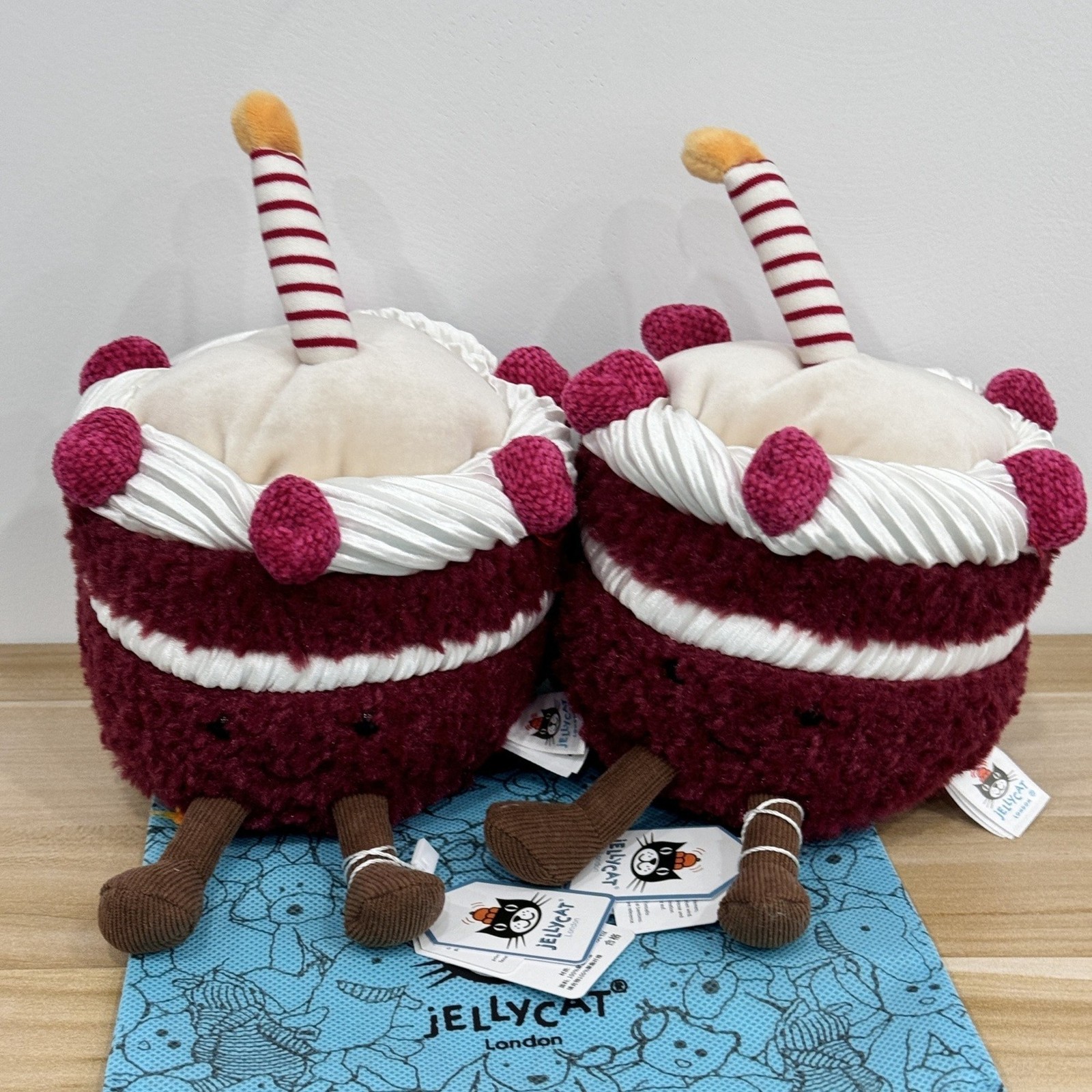 Jellycat Cute Red Amuseables Cheri Cake Food Plush Soft Stuffed Plush Toy Gift
